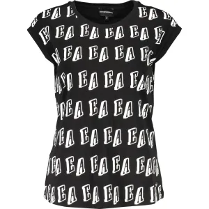 Emporio Armani Black Cotton Women Top