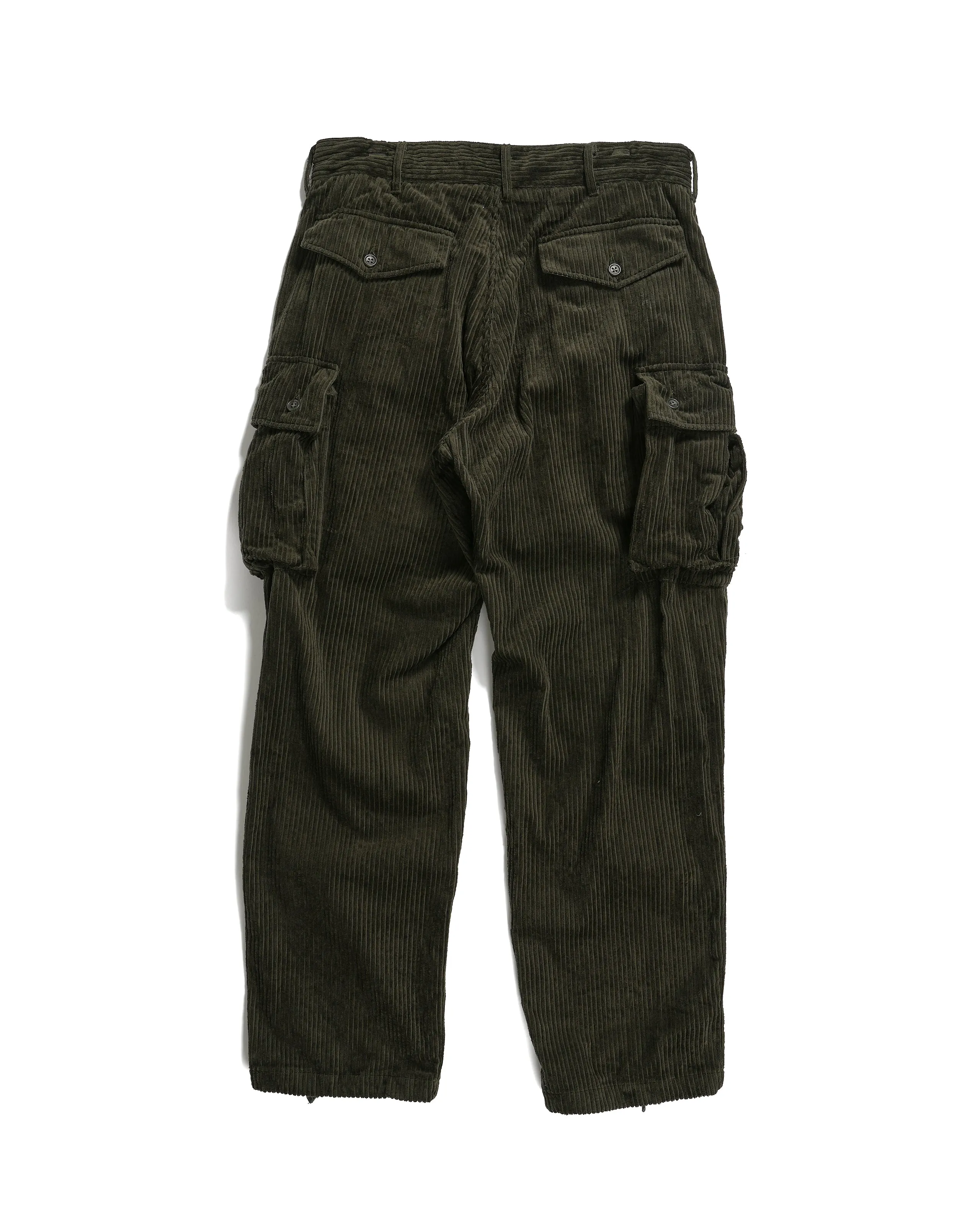 Engineered Garments FA Pant - Olive Cotton 4.5W Corduroy