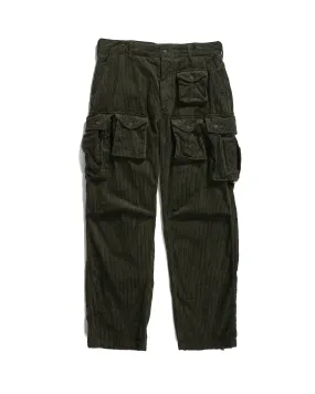 Engineered Garments FA Pant - Olive Cotton 4.5W Corduroy