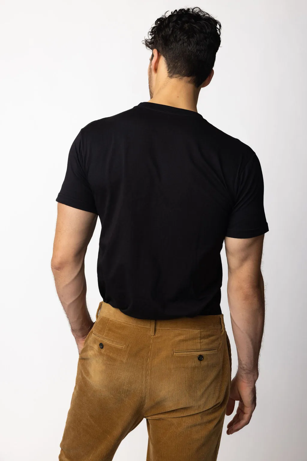 Essential Crew Black T-Shirt