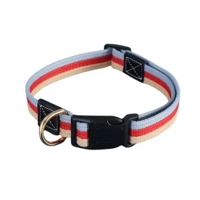 Everking Adjustable Colourful Dog Collars - Red - Small