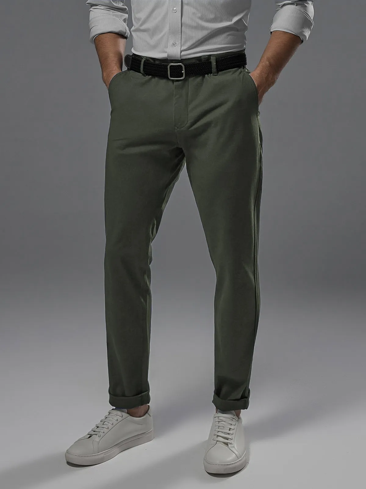 Everyday Stretch Non-Iron Cotton Chino Performance Pocket