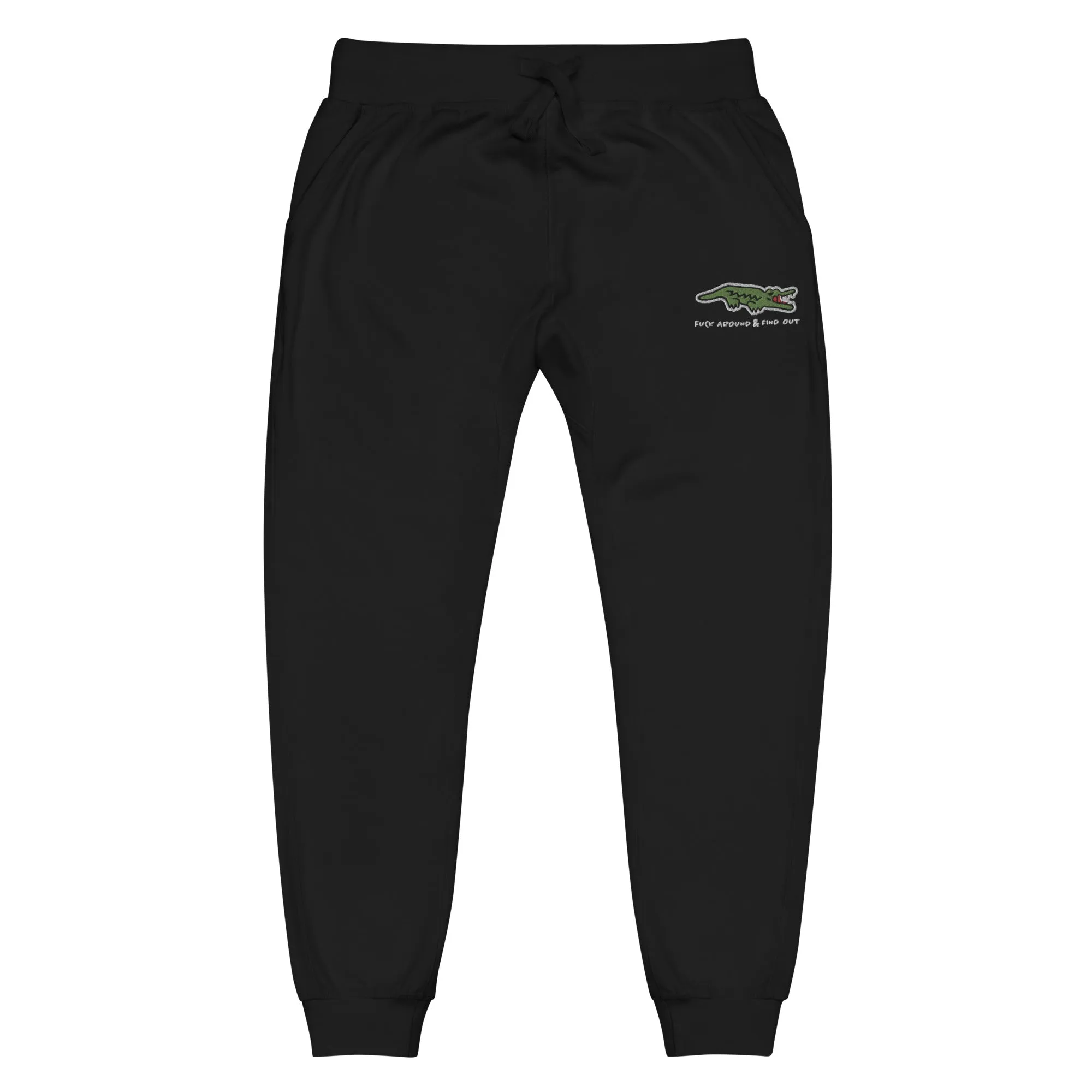 F Around and Find Out Aligator Fleece Sweatpants