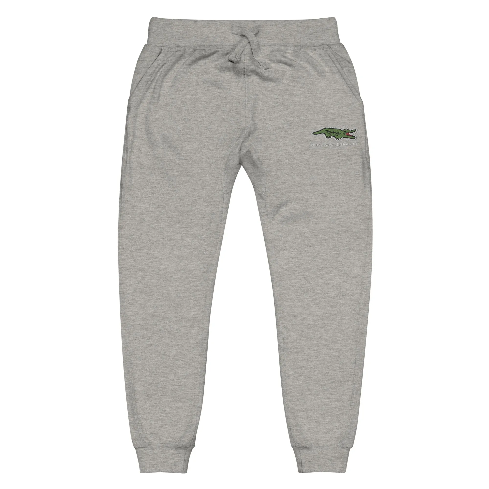 F Around and Find Out Aligator Fleece Sweatpants