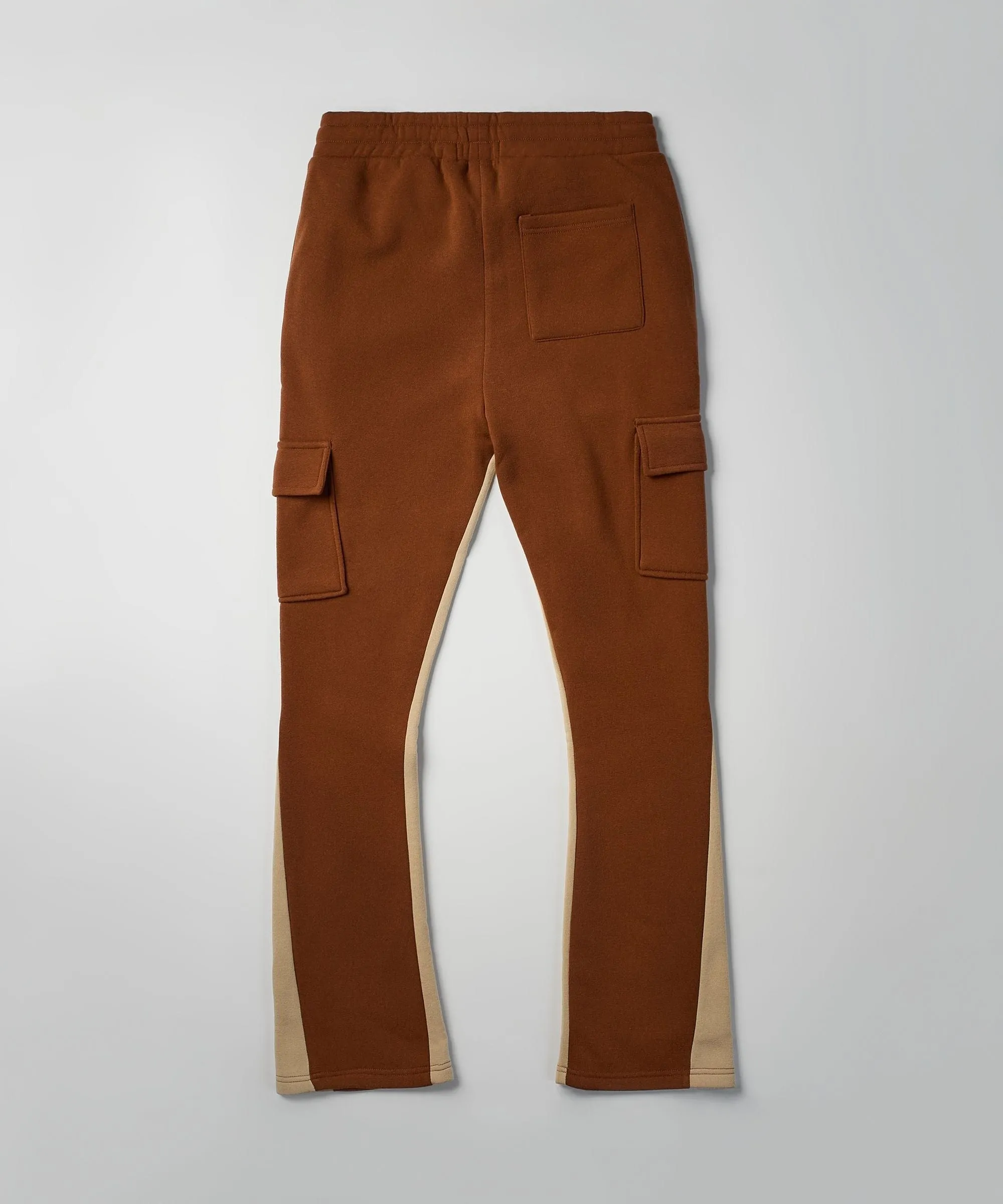 Flare Fleece Sweatpants - Brown