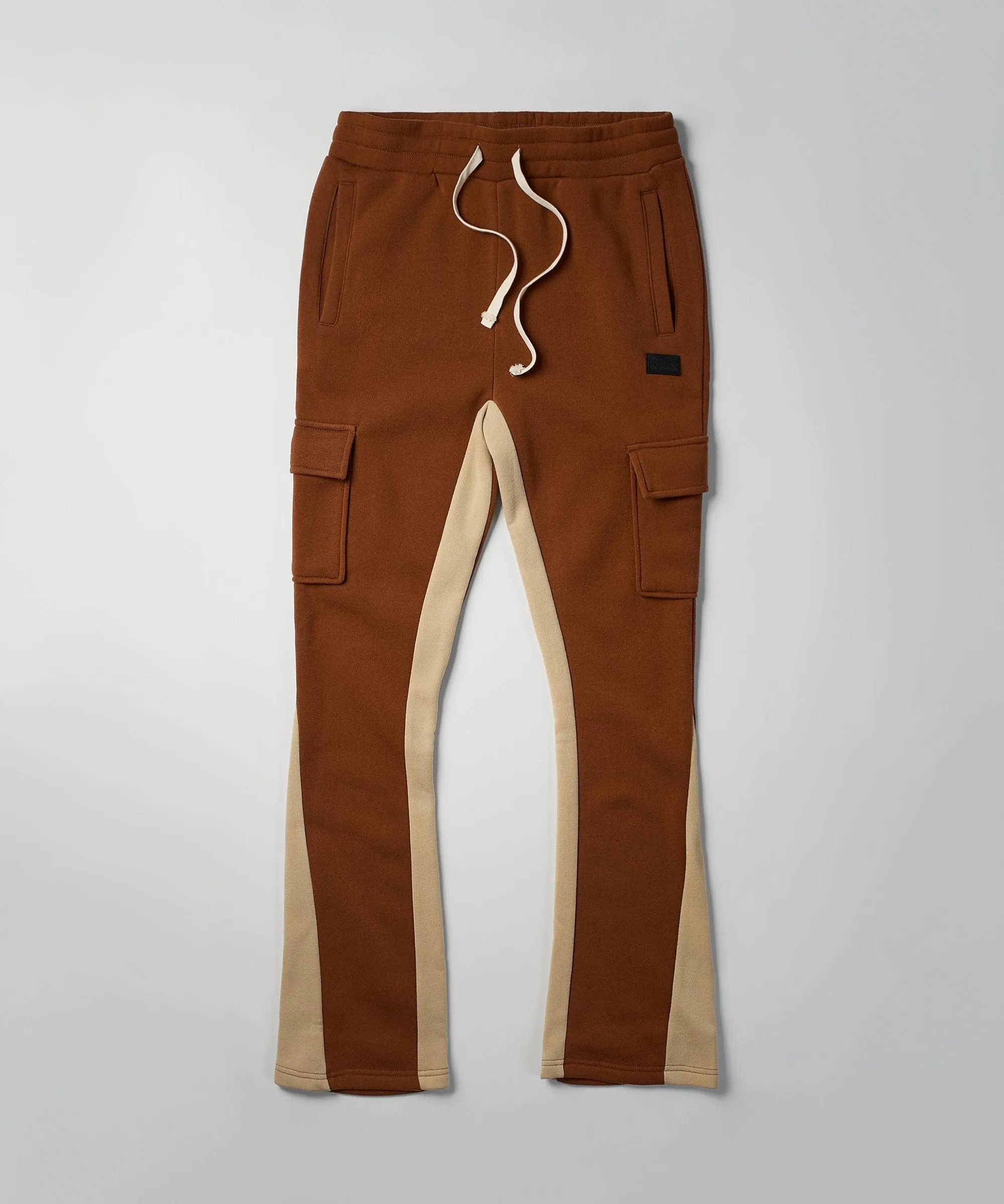 Flare Fleece Sweatpants - Brown