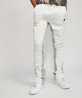 Flare Fleece Sweatpants - Cream