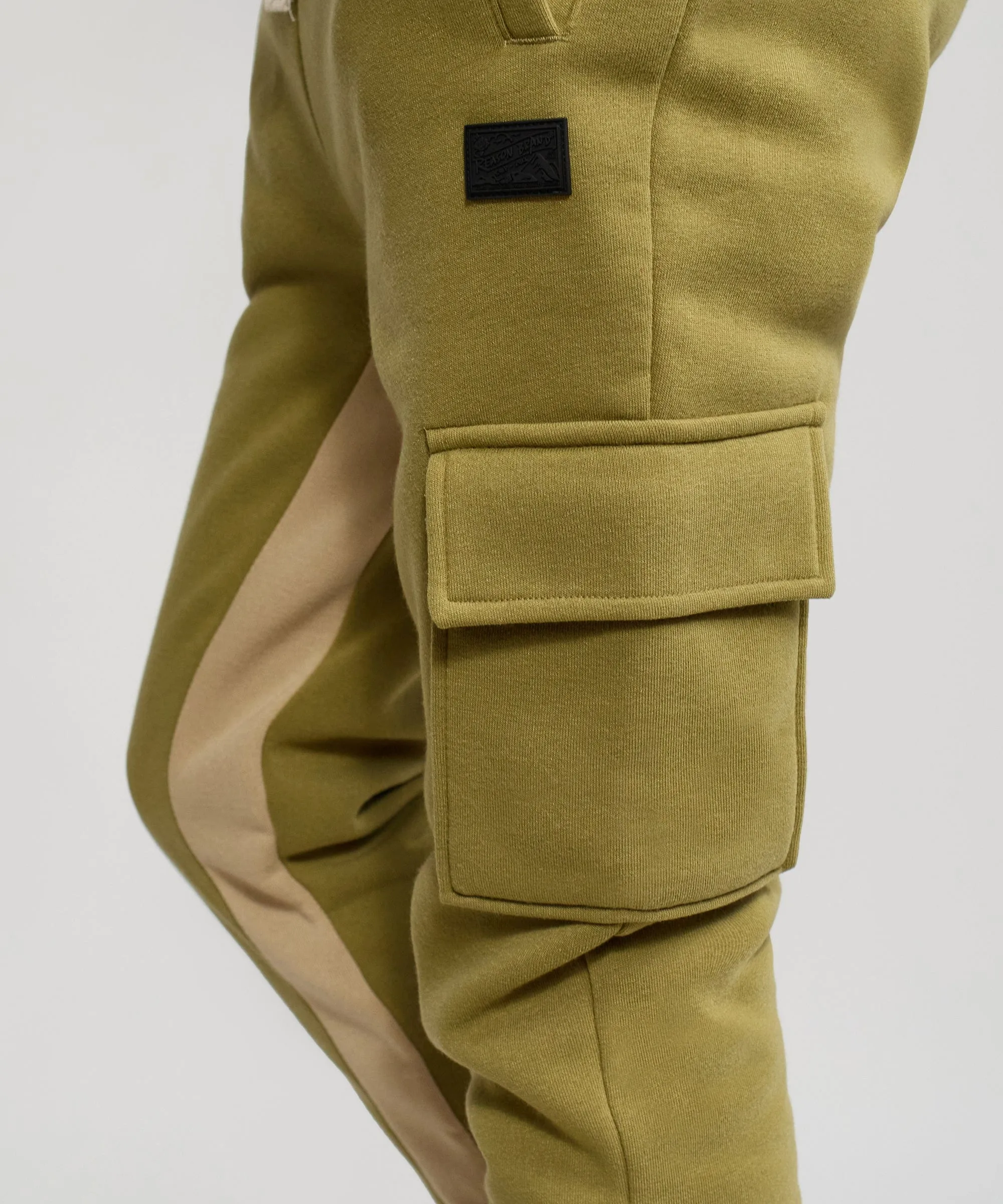 Flare Fleece Sweatpants - Olive Green