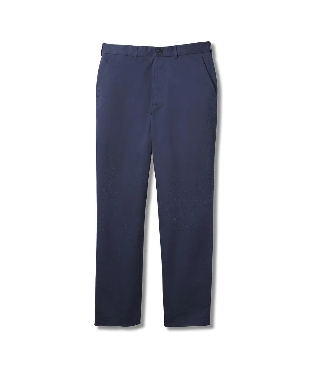 Flat Front 'Fordham' Easy-Cary Chino Twill Pant with Magnetic Closures - Navy