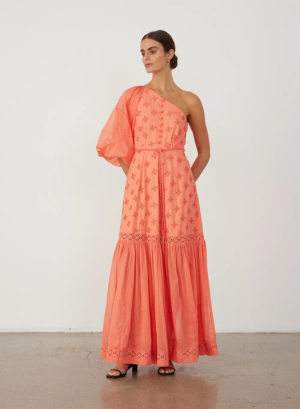 Francine Cotton Bead Maxi Dress