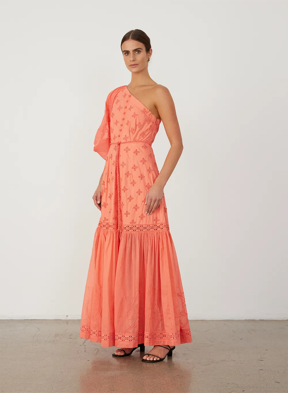 Francine Cotton Bead Maxi Dress