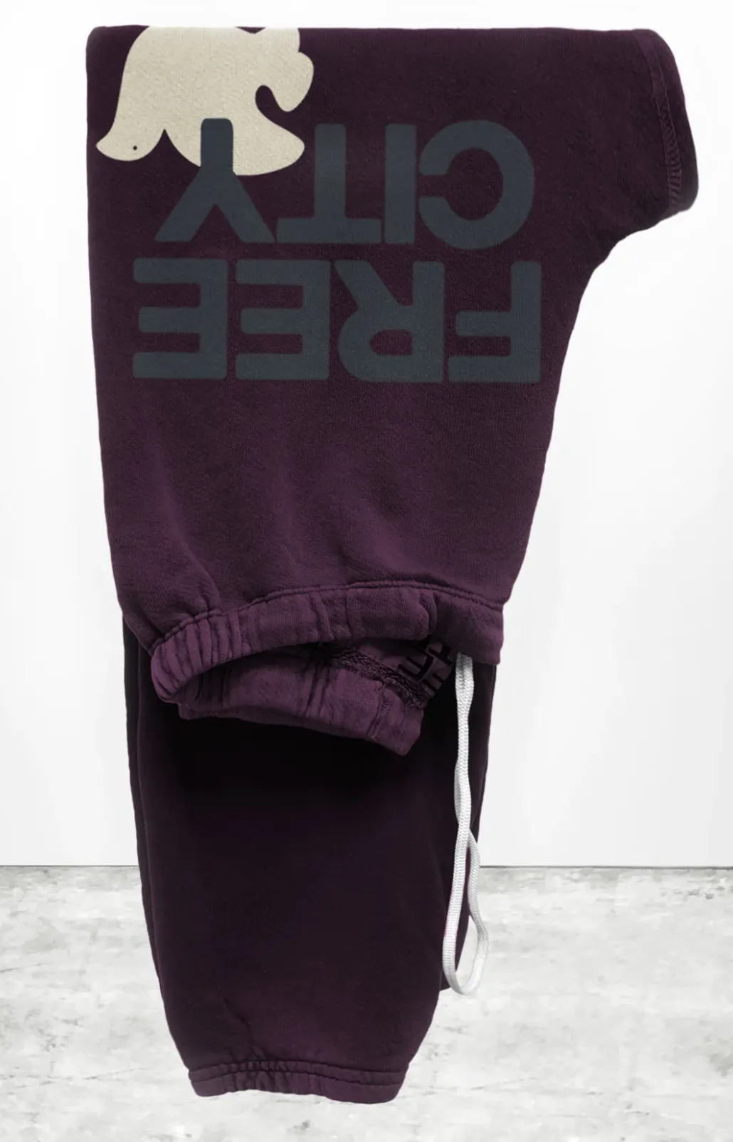 FREE CITY Large Sweatpants in Eggplant