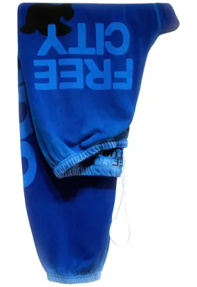 FREE CITY Lets Go OG Sweatpants in ElectricBlue Rabbit