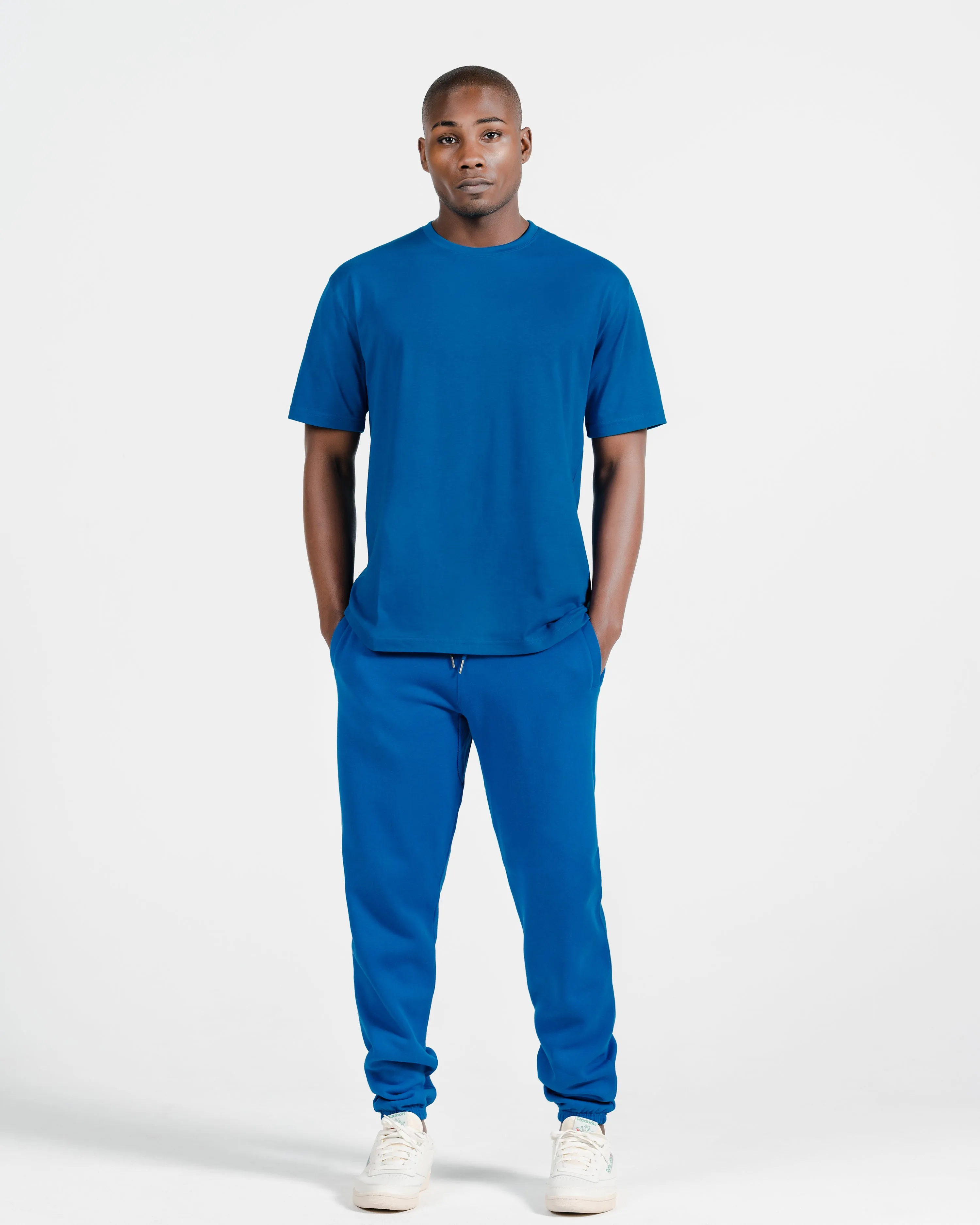 French Blue Organic Cotton Sweatpants