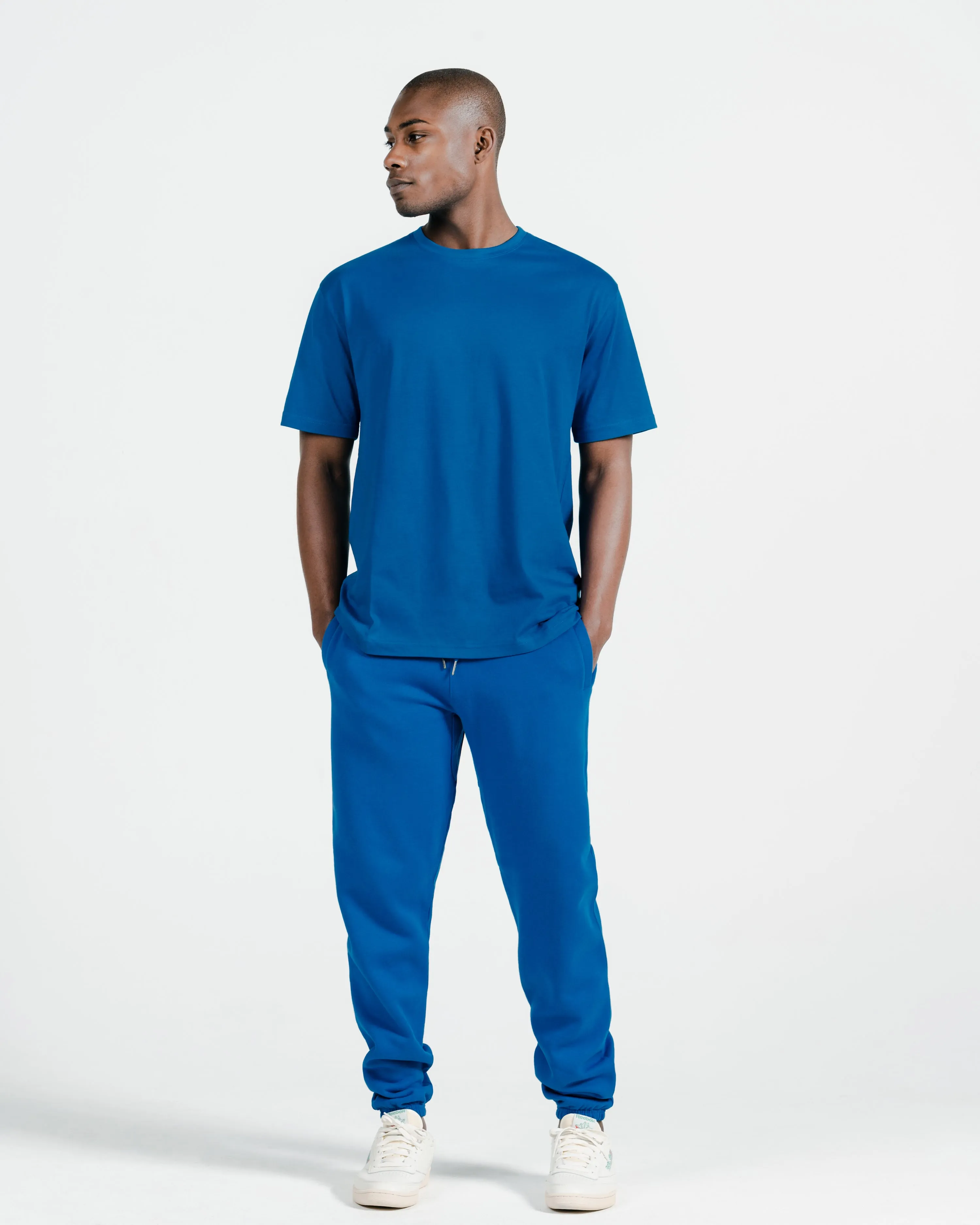 French Blue Organic Cotton Sweatpants