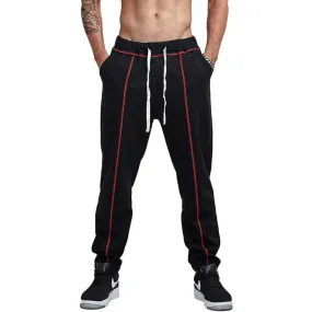 Front Lined Contrast Jogger Pants