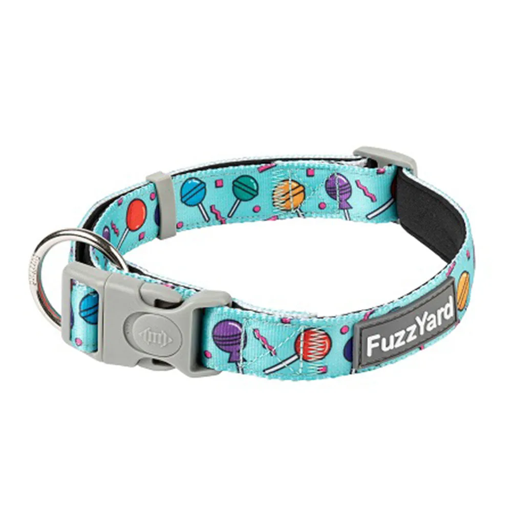 Fuzzyard Dog Collar Hey Suckers! M 32-50cm