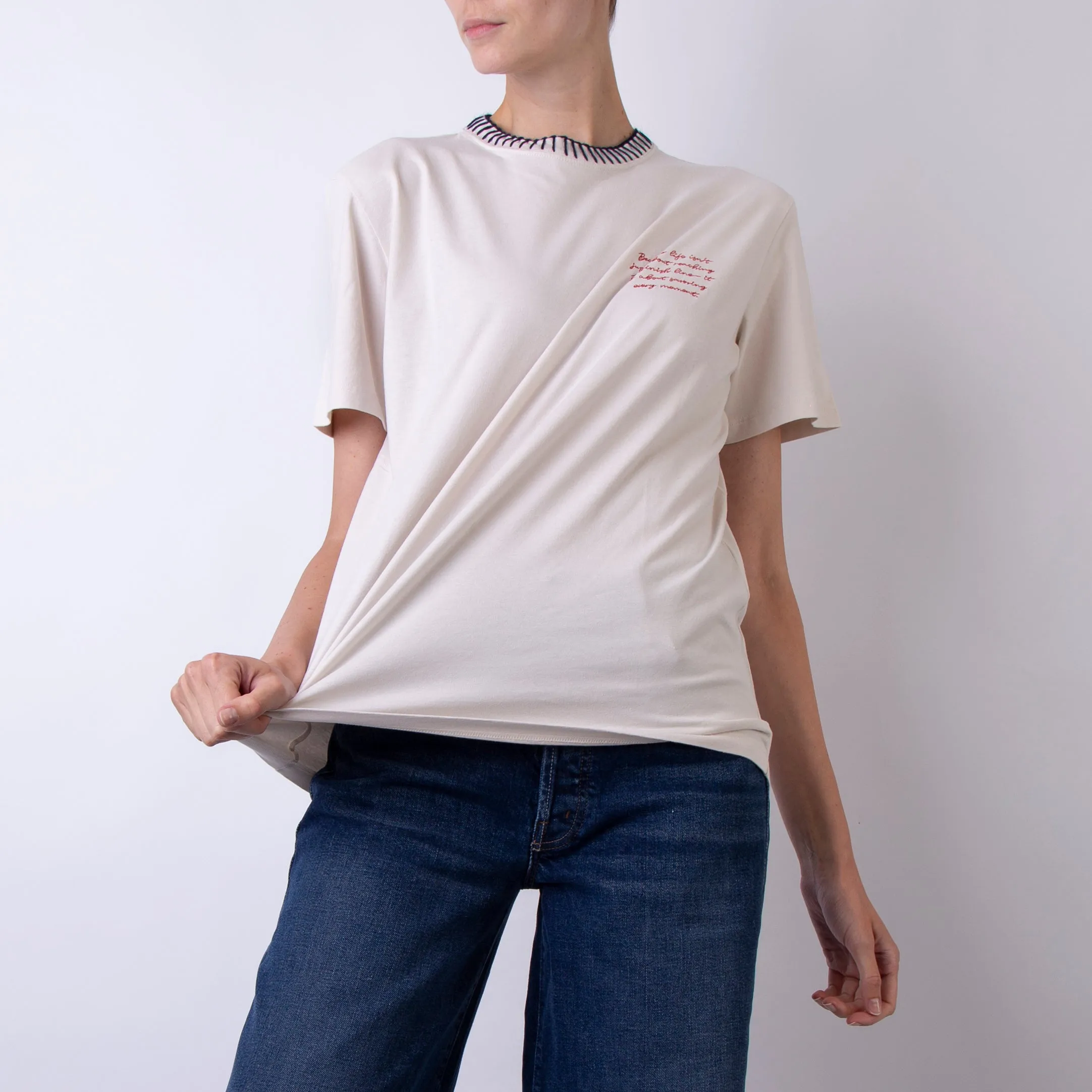 GOLDEN GOOSE T-SHIRT GWP01220.P001628 11946 WHITE