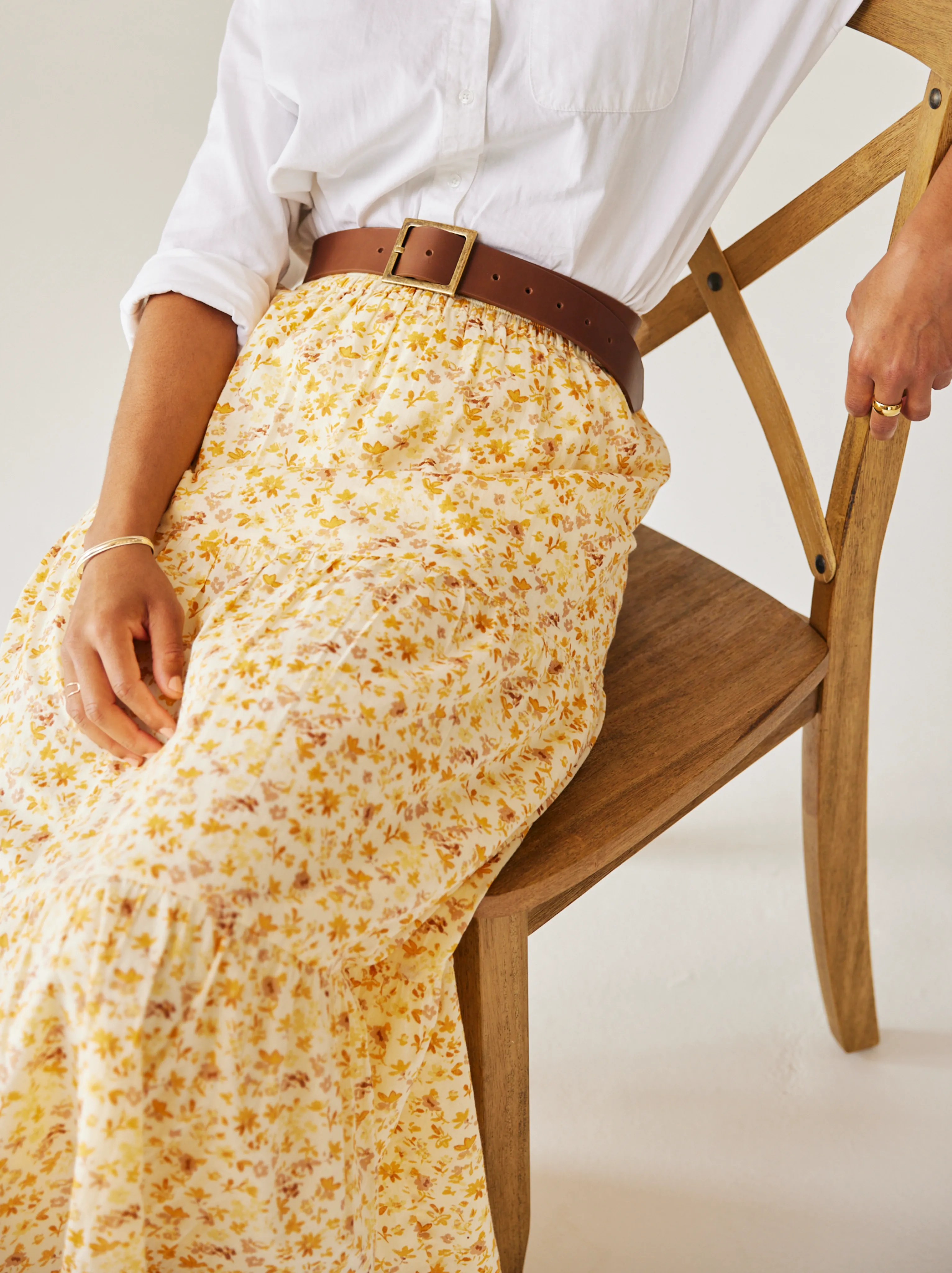 Harper Tiered Maxi Skirt