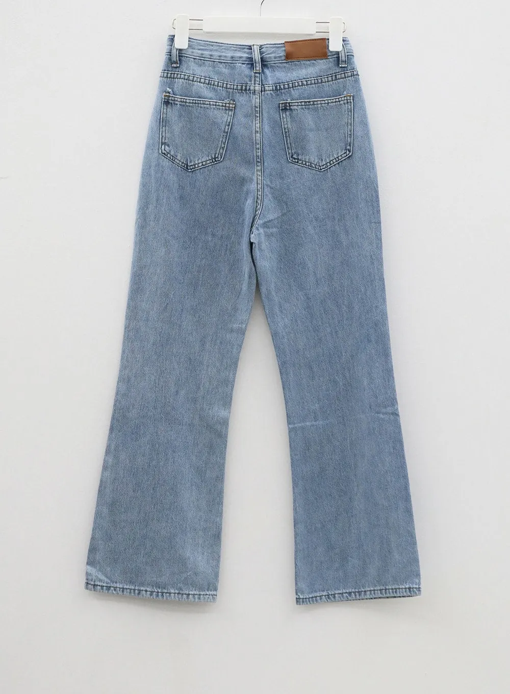 High Waist Bootcut Jeans OF328