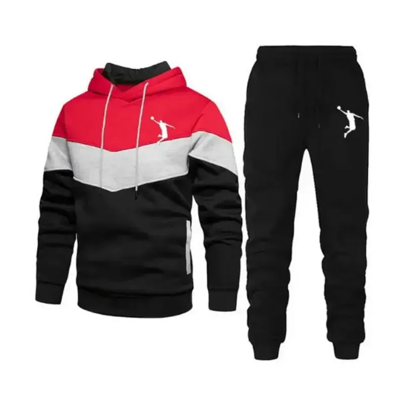 Hoodies Suits Men Two Piece Tracksuit Sweatshirt Sets Thick Sportswear Sport Suits Casual Sweatshirt And Sweatpants New Fashion