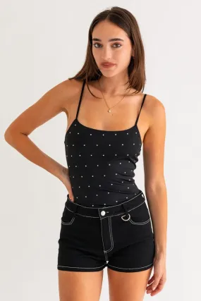 Hot Fix Sleeveless Bodysuit