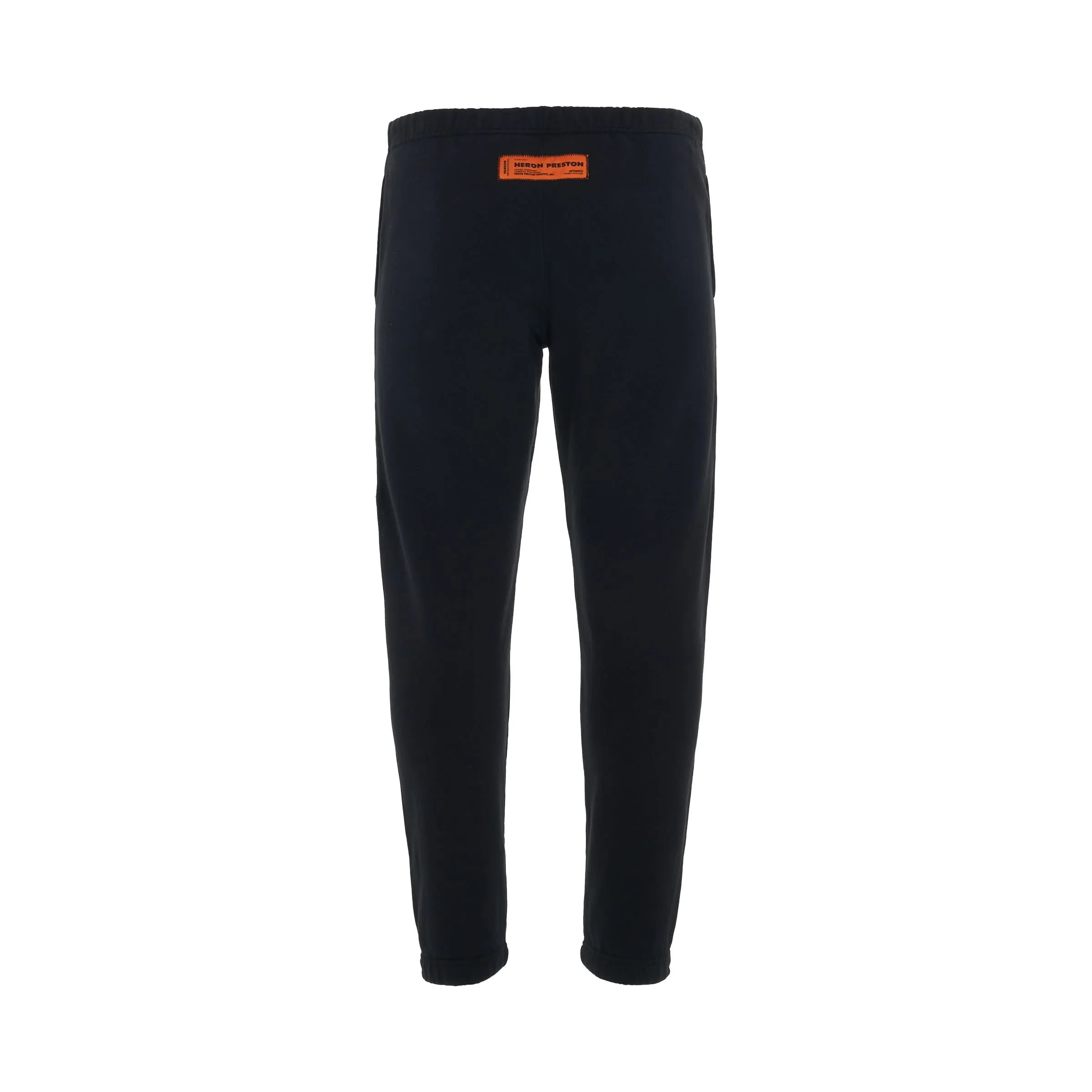 HPNY Regular Fit Short Leg Sweatpants in Black/White