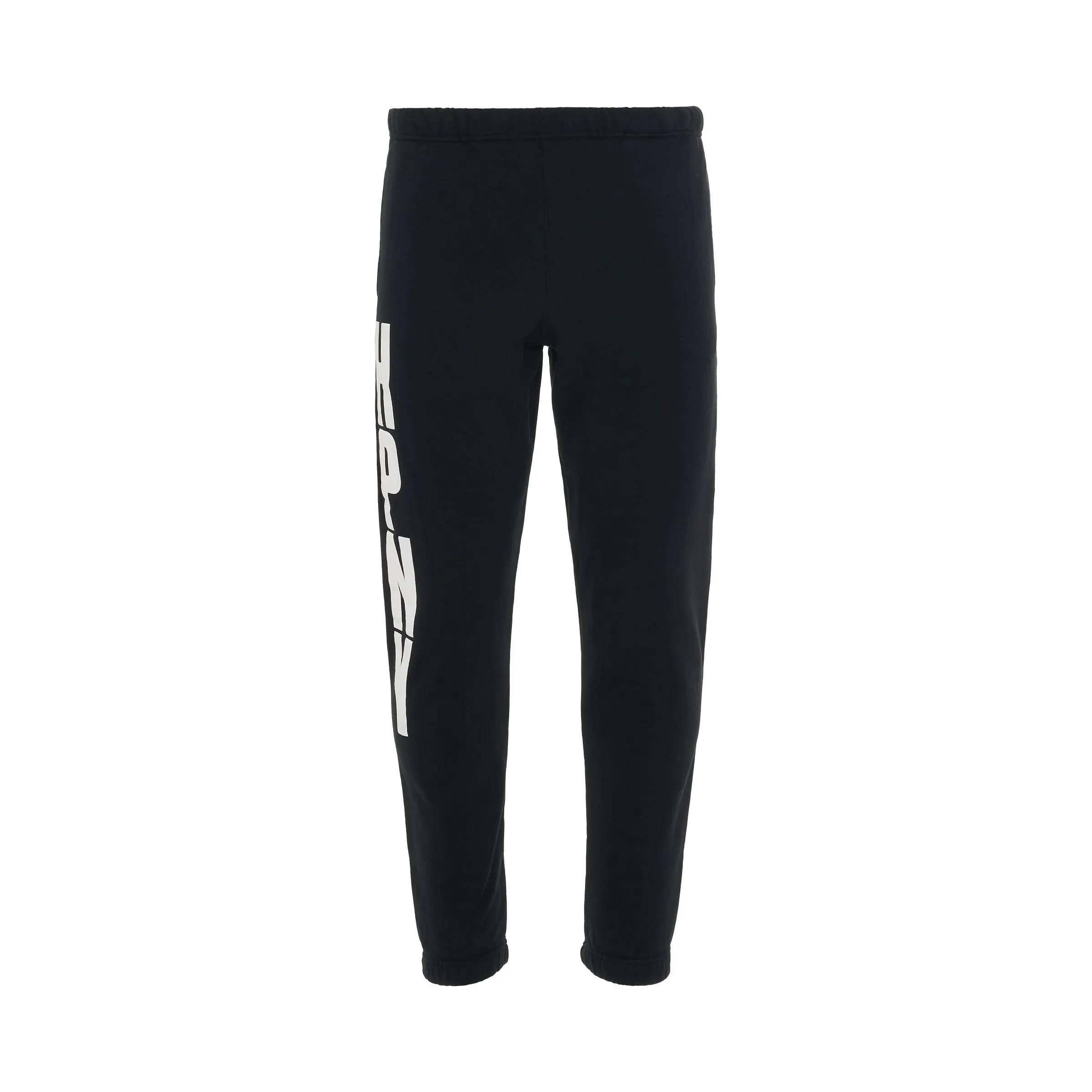 HPNY Regular Fit Short Leg Sweatpants in Black/White