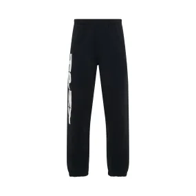 HPNY Regular Fit Sweatpants in Black/White