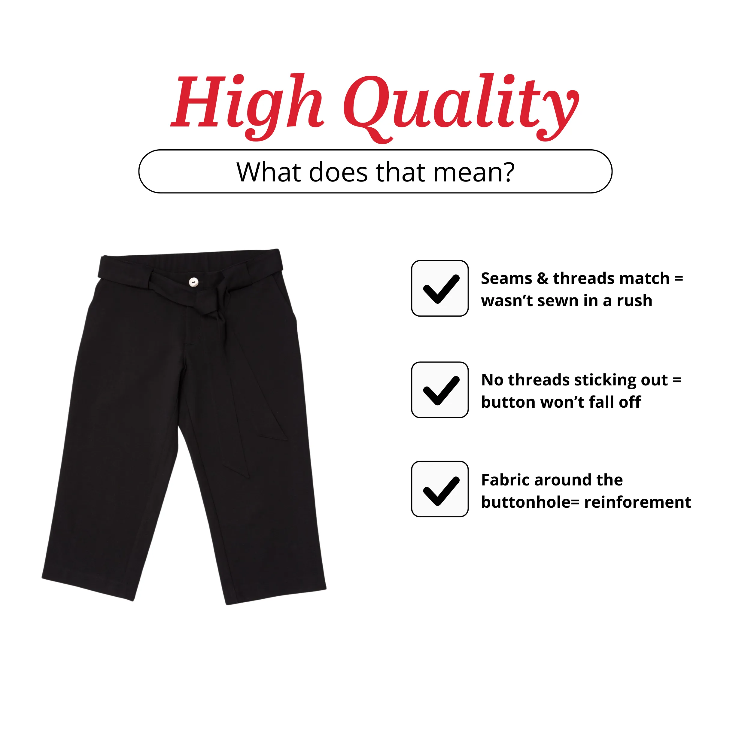 Inclusive Tie-Waisted Pants for Women with Dwarfism