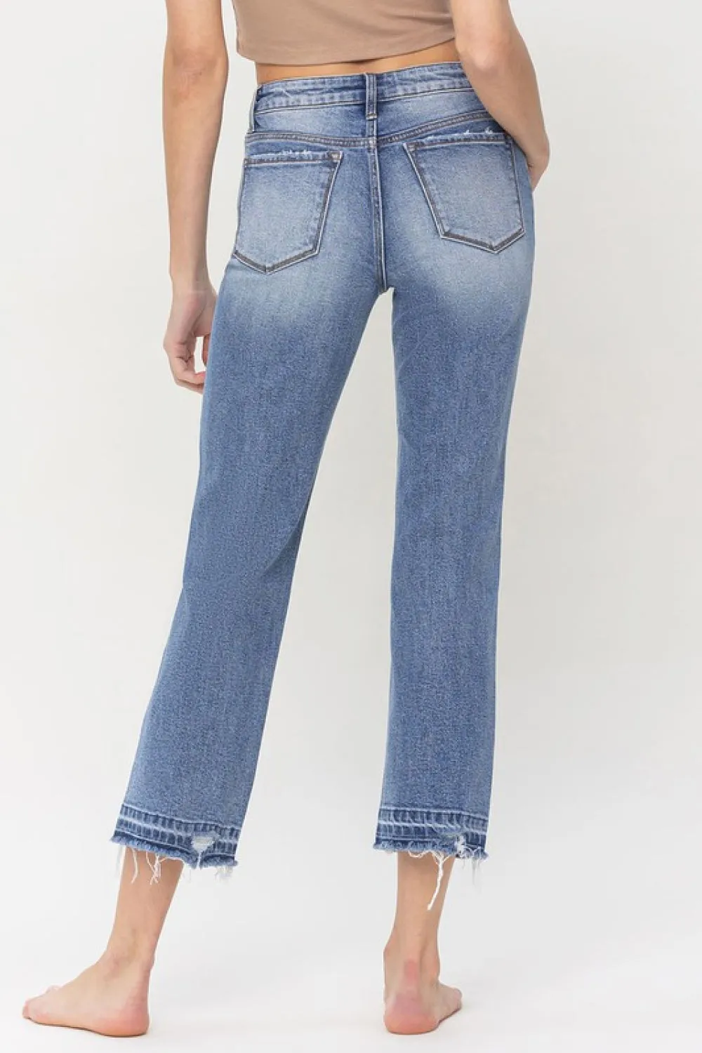 Indigo Sunset High Rise Cotton Womens Denim Jeans