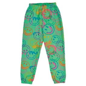 Iscream All Over Smile Glam Green Basic Sweatpants