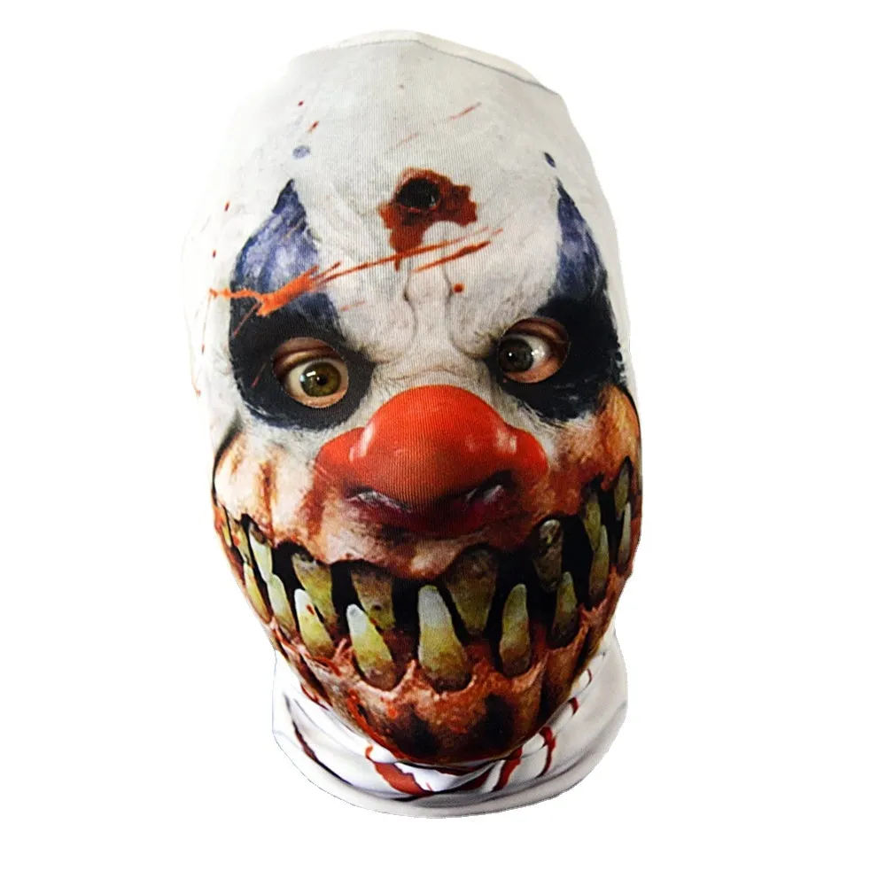 Jack Napier Eric Border Clown Horrible Cosplay Arthur Fleck Adult Full Face Mask Balaclava Hood Prop Scary Halloween