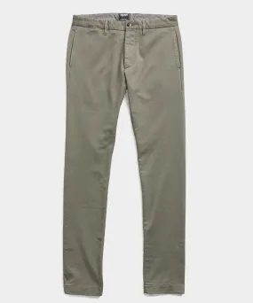 Japanese Garment Dyed Selvedge Chino in Flagstone