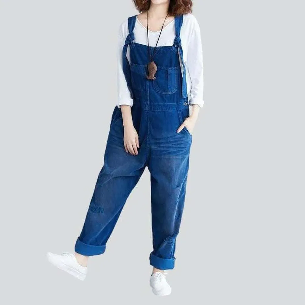 Jean dungaree for women