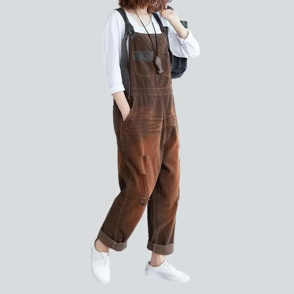 Jean dungaree for women