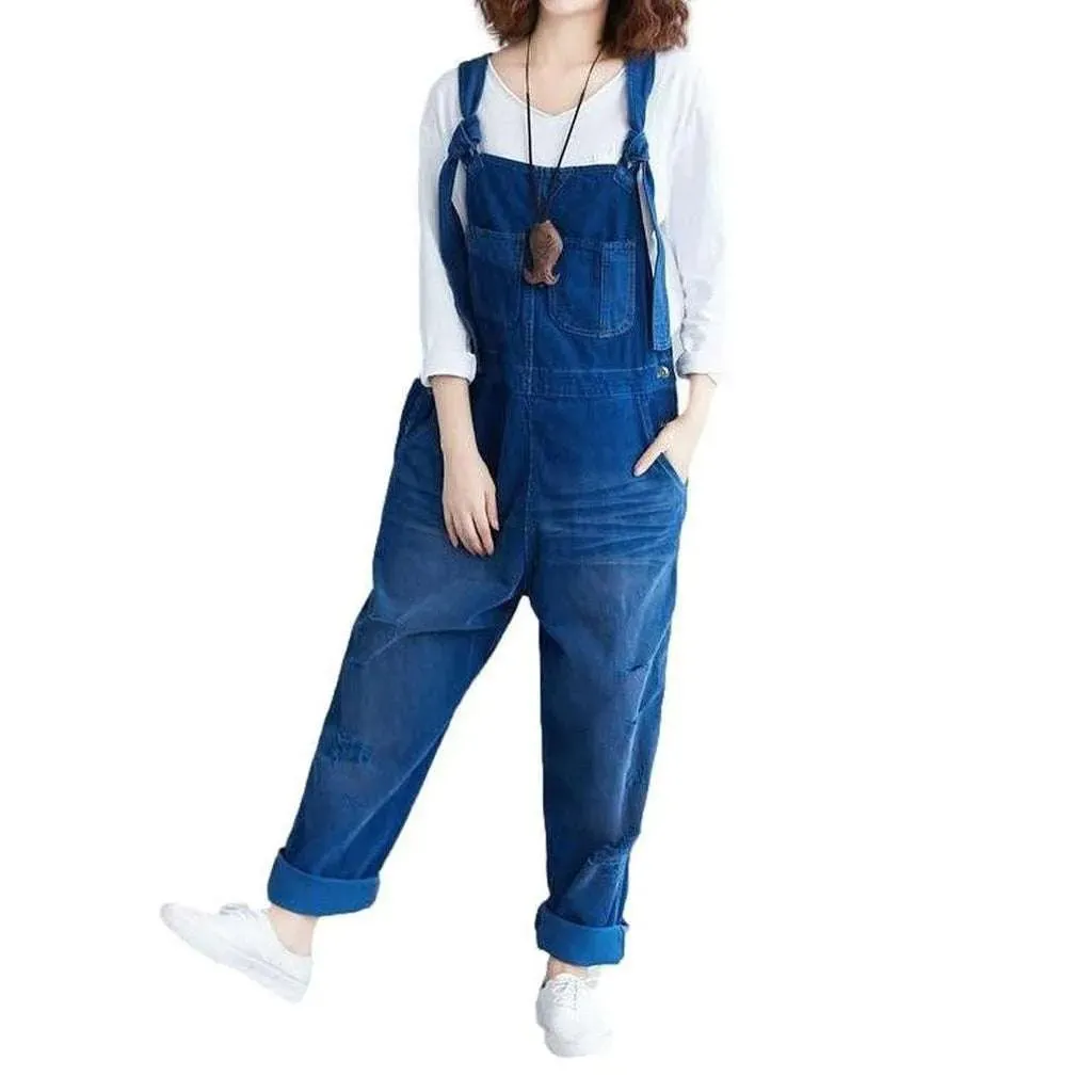 Jean dungaree for women