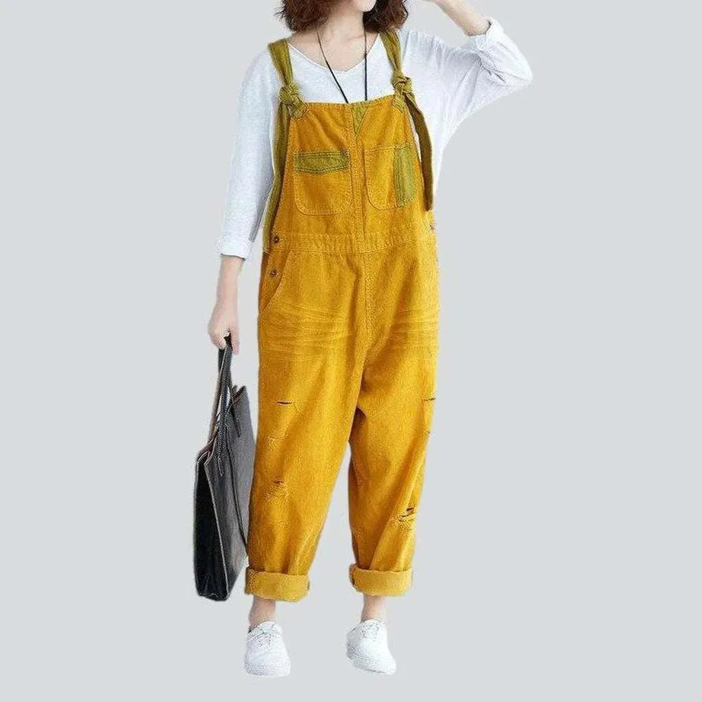 Jean dungaree for women