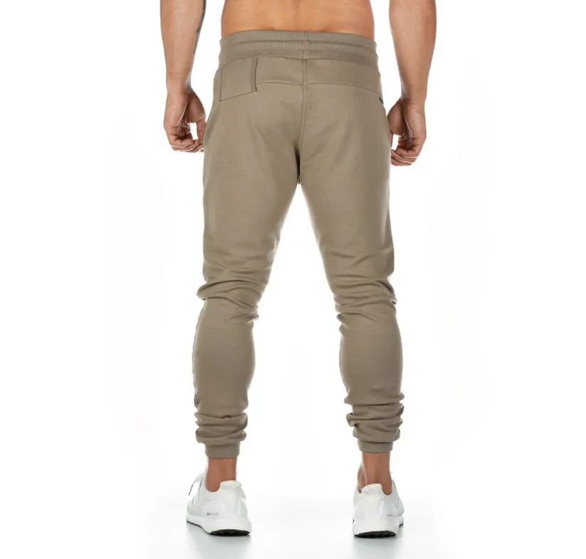 Joggers Sweatpants Men Casual Pants Solid Color Gyms Fitness Workout Sportswear Trousers Autumn Winter Male Crossfit Track Pants