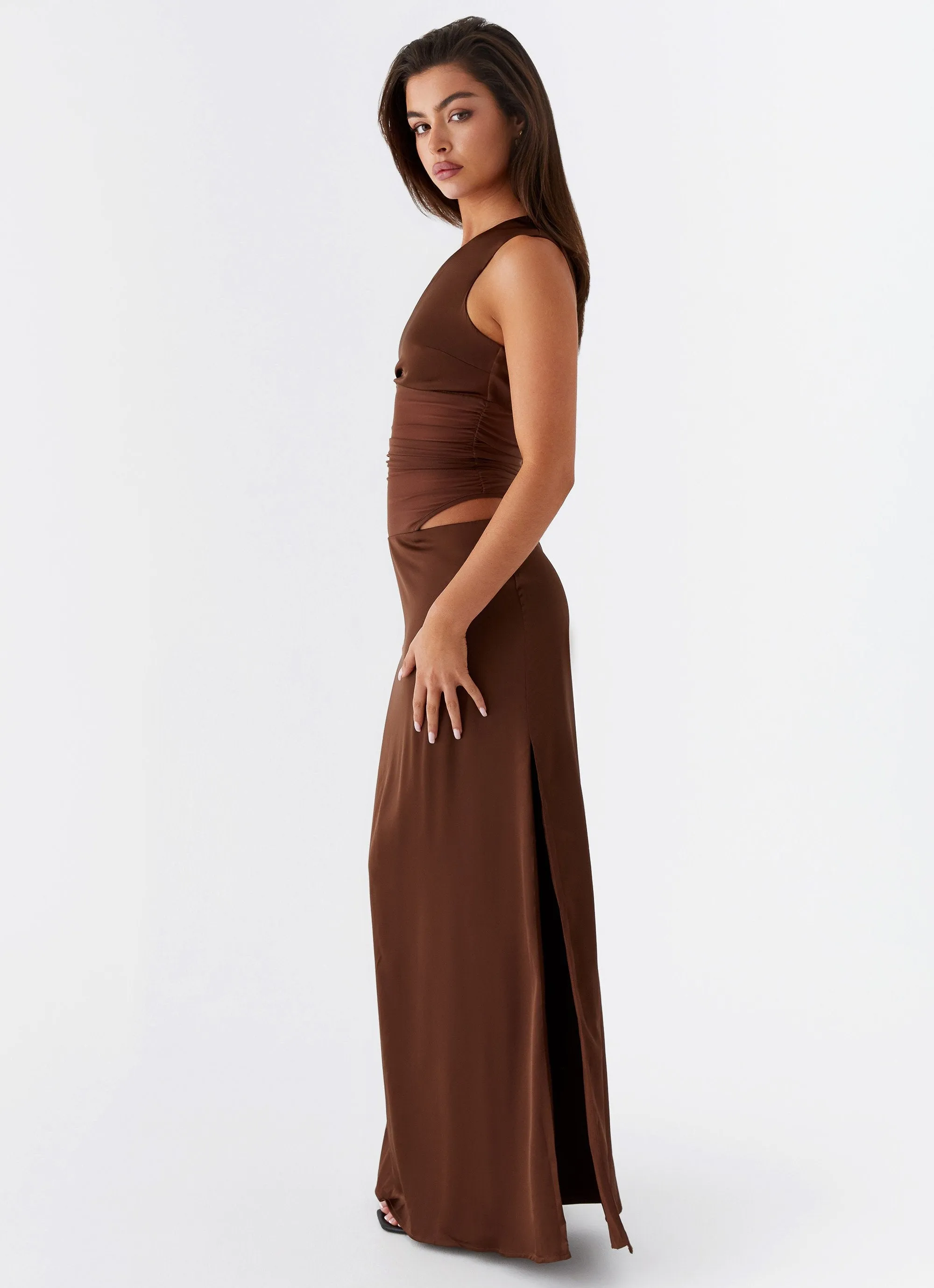 Juliette Maxi Dress - Chocolate