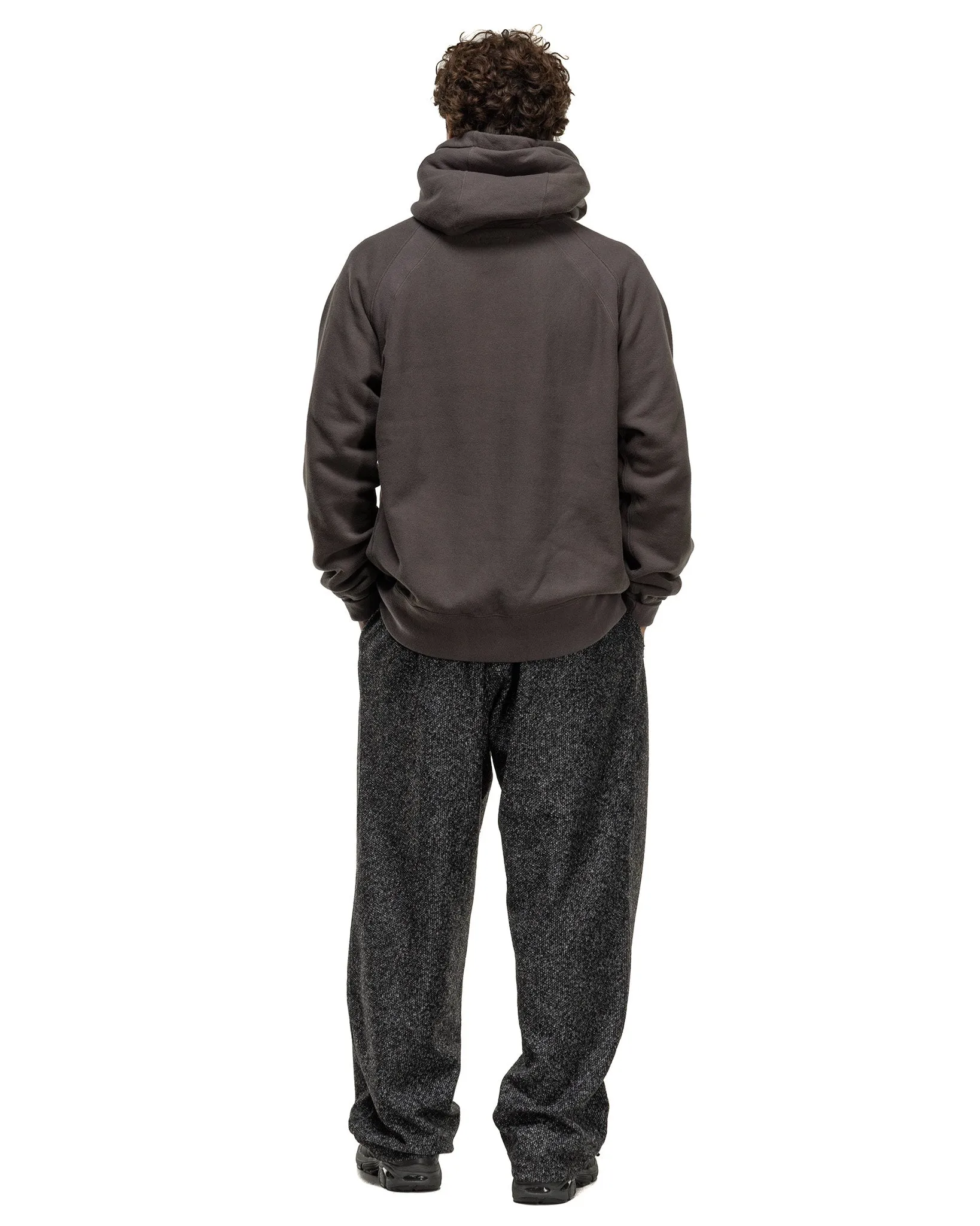 Knit Leisure Pant Charcoal Wool Poly Melange