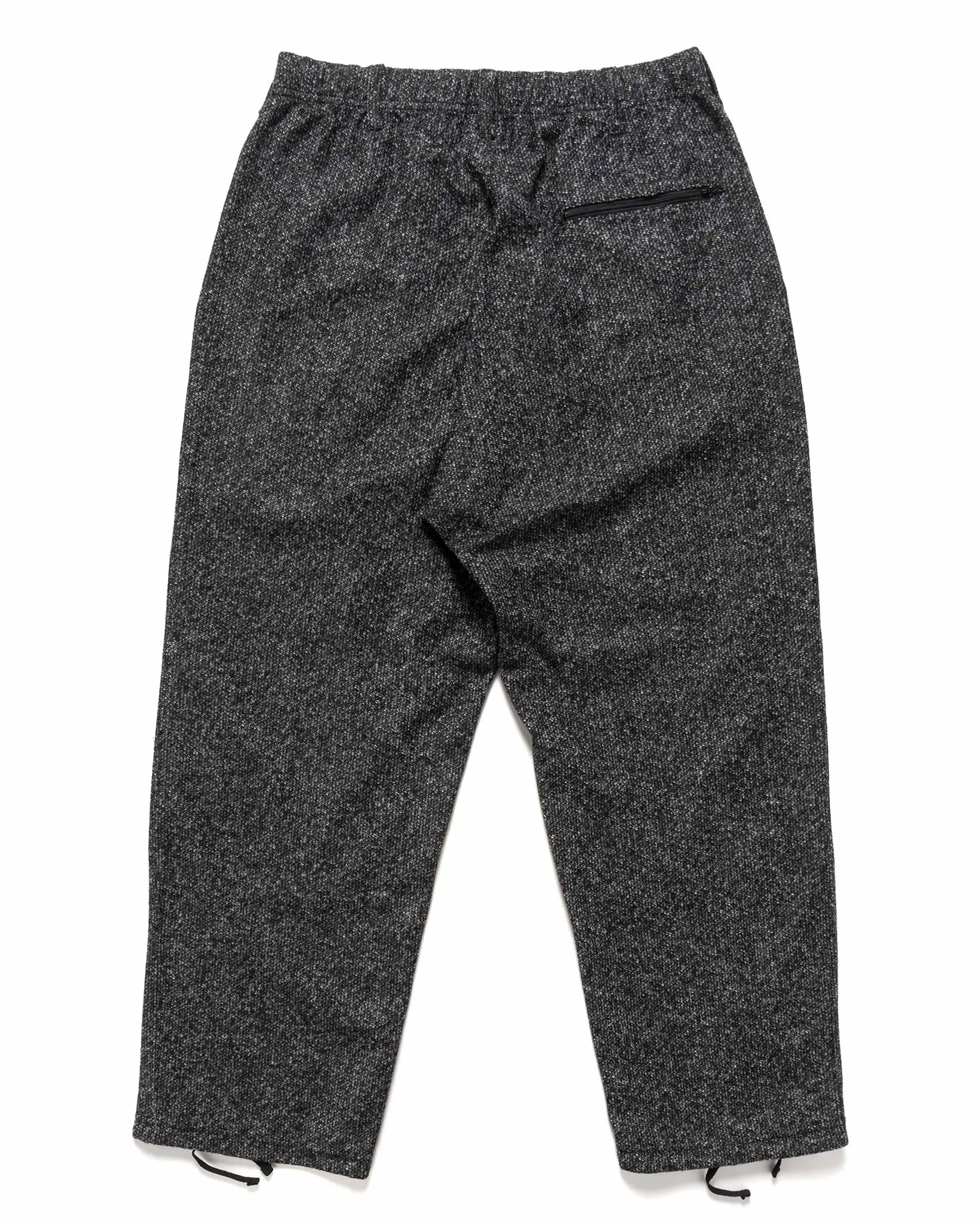 Knit Leisure Pant Charcoal Wool Poly Melange