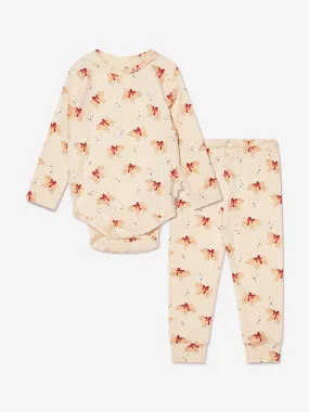 Konges Slojd Baby Organic Cotton Bodysuit And Pants Set