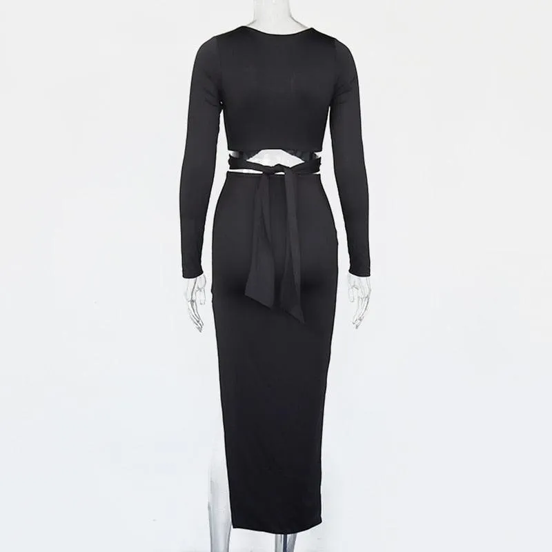 Kristen Rink Linked Solid Skirt Set