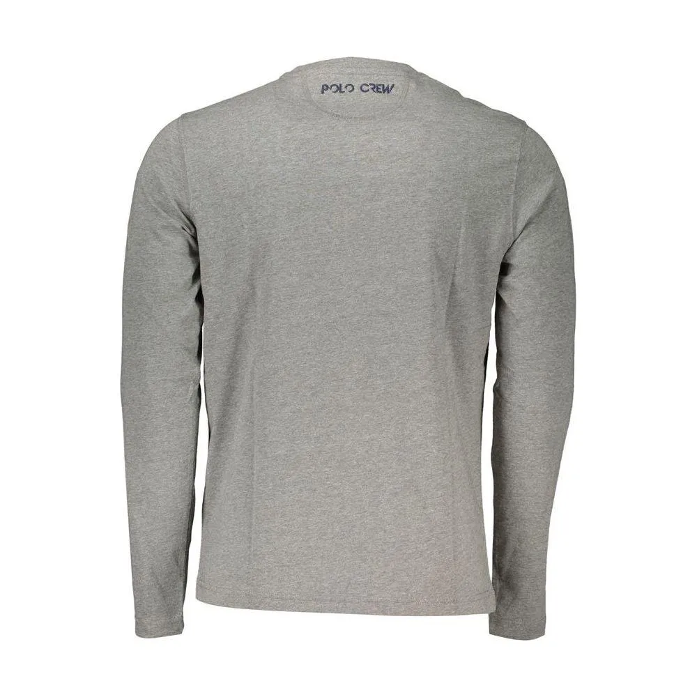 La Martina Elegant Long-Sleeved Crew Neck Tee