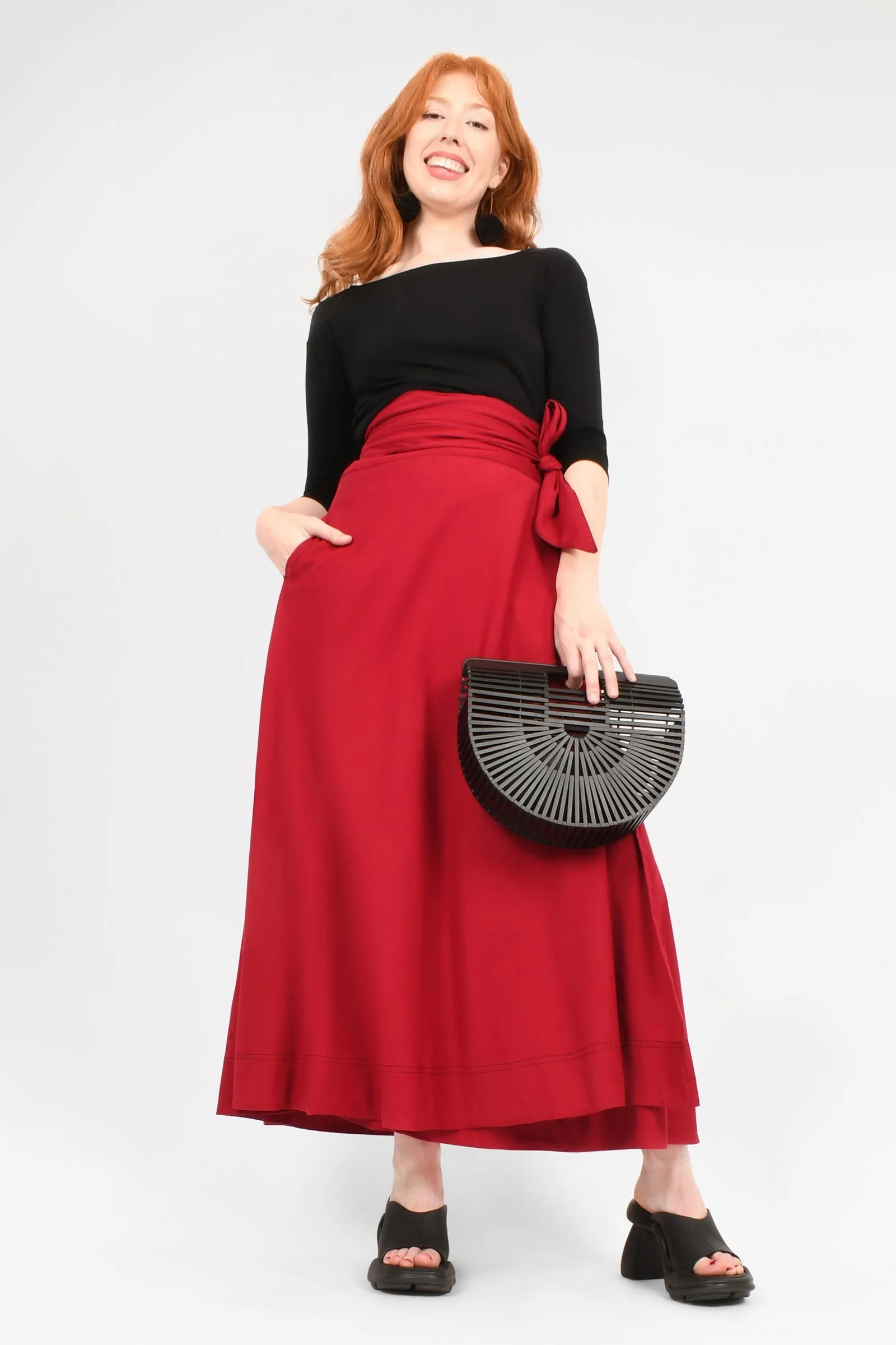 Lara Maxi Wrap Skirt