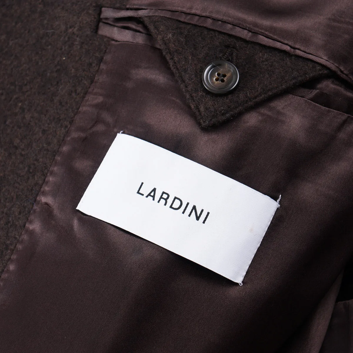 Lardini Soft Wool-Silk-Cashmere Overcoat