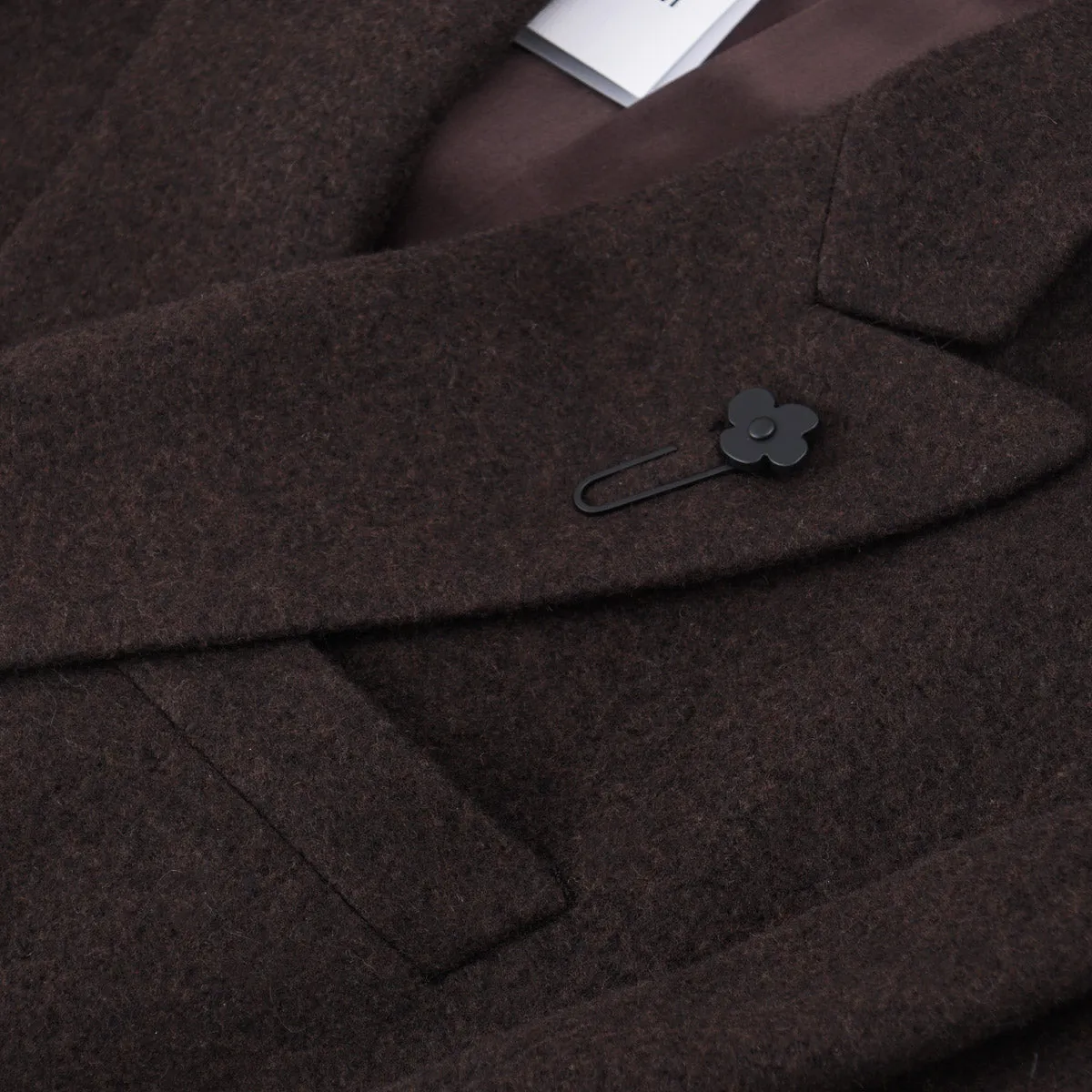 Lardini Soft Wool-Silk-Cashmere Overcoat