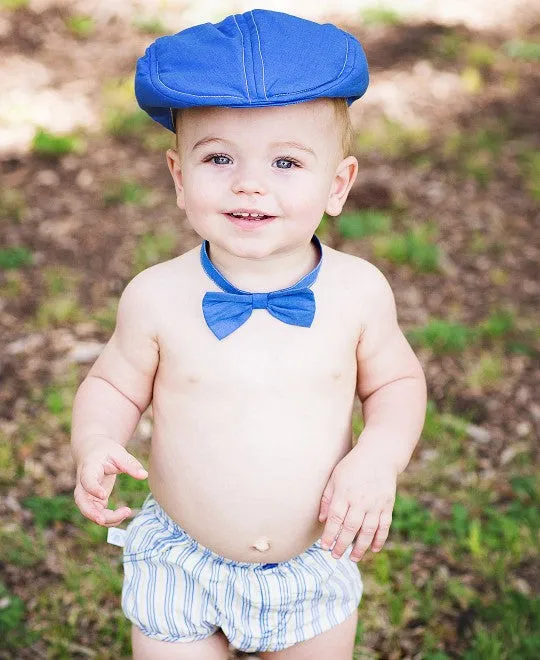 Little Boys Chambray Newsboy Drivers Cap