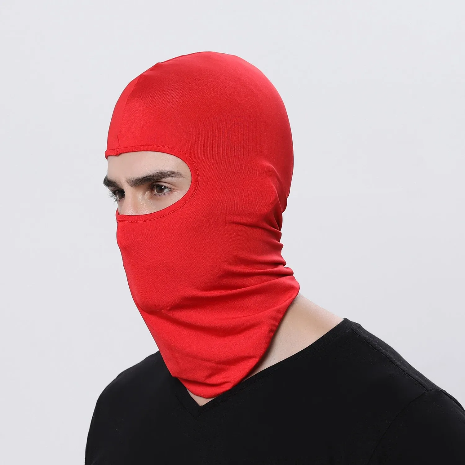 Lycra Balaclava Hood Motorcycle Bandana Cycling Ski Face Hat Tactical Hood Helmet for Outdoor Sport